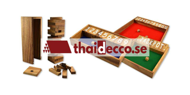 Puiset pelit Thaimaasta – klassiset lautapelit puusta