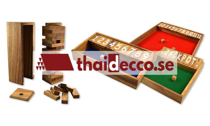 Puiset pelit Thaimaasta – klassiset lautapelit puusta