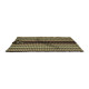 Rullattava kapok-patja 200x100x5 cm ruskea-beige