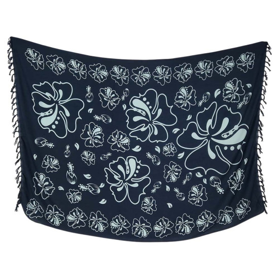 Punainen sarong aurinkoon, uimiseen ja kevyeksi rantavaatteeksi koossa 180x115 cm