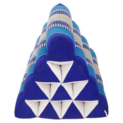 Ihana pyramidityyny - Sininen ja valkoinen