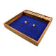 Shut The Box Jumbo noppapeli, jossa on sininen pelipinta